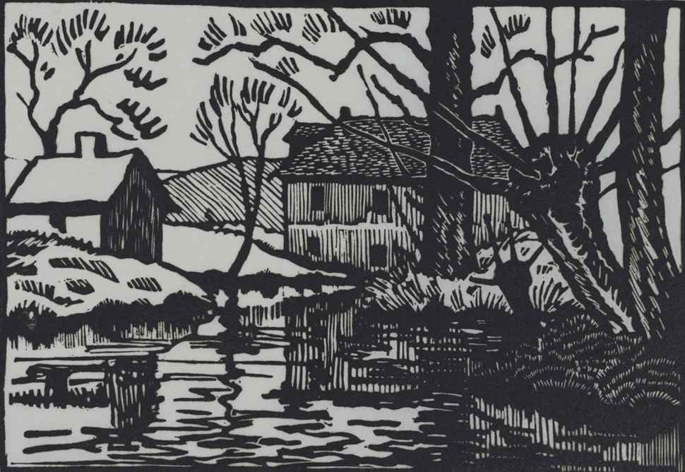 Moulin sur l’Epte - Paulémile Pissarro (1884 - 1972)