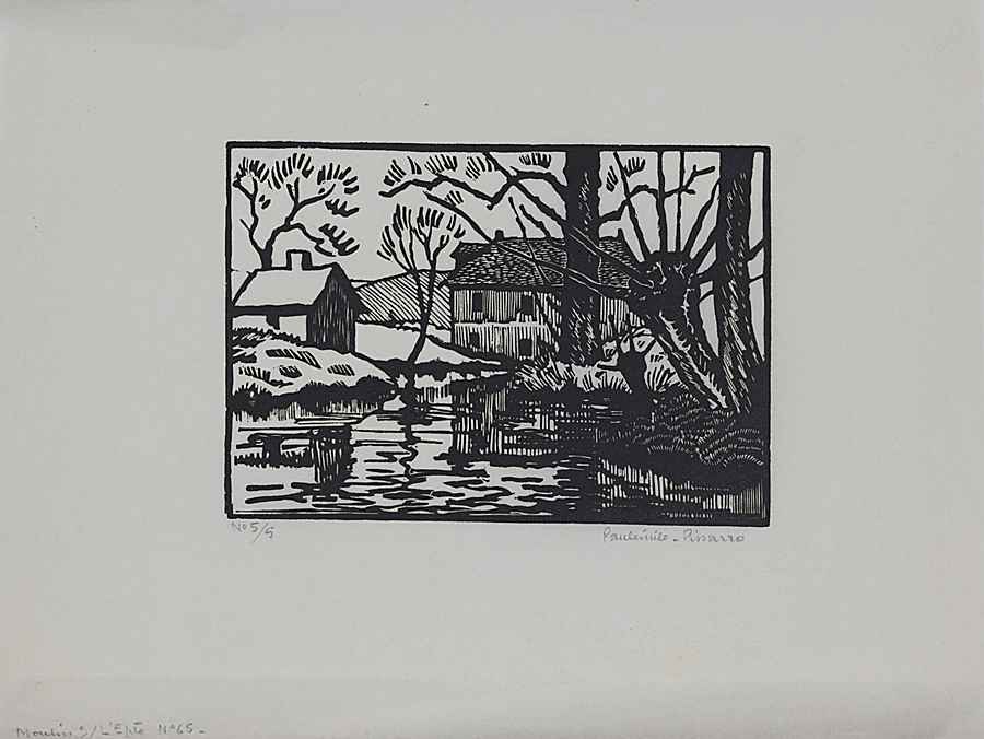 Moulin sur l’Epte - Paulémile Pissarro (1884 - 1972)