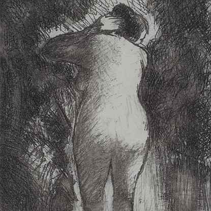 Baigneuse Vue de Dos - Camille Pissarro (1830 - 1903)