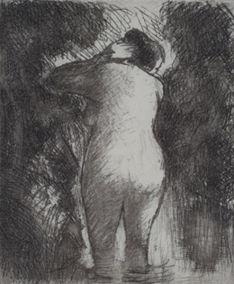 Camille Pissarro - Baigneuse Vue de Dos