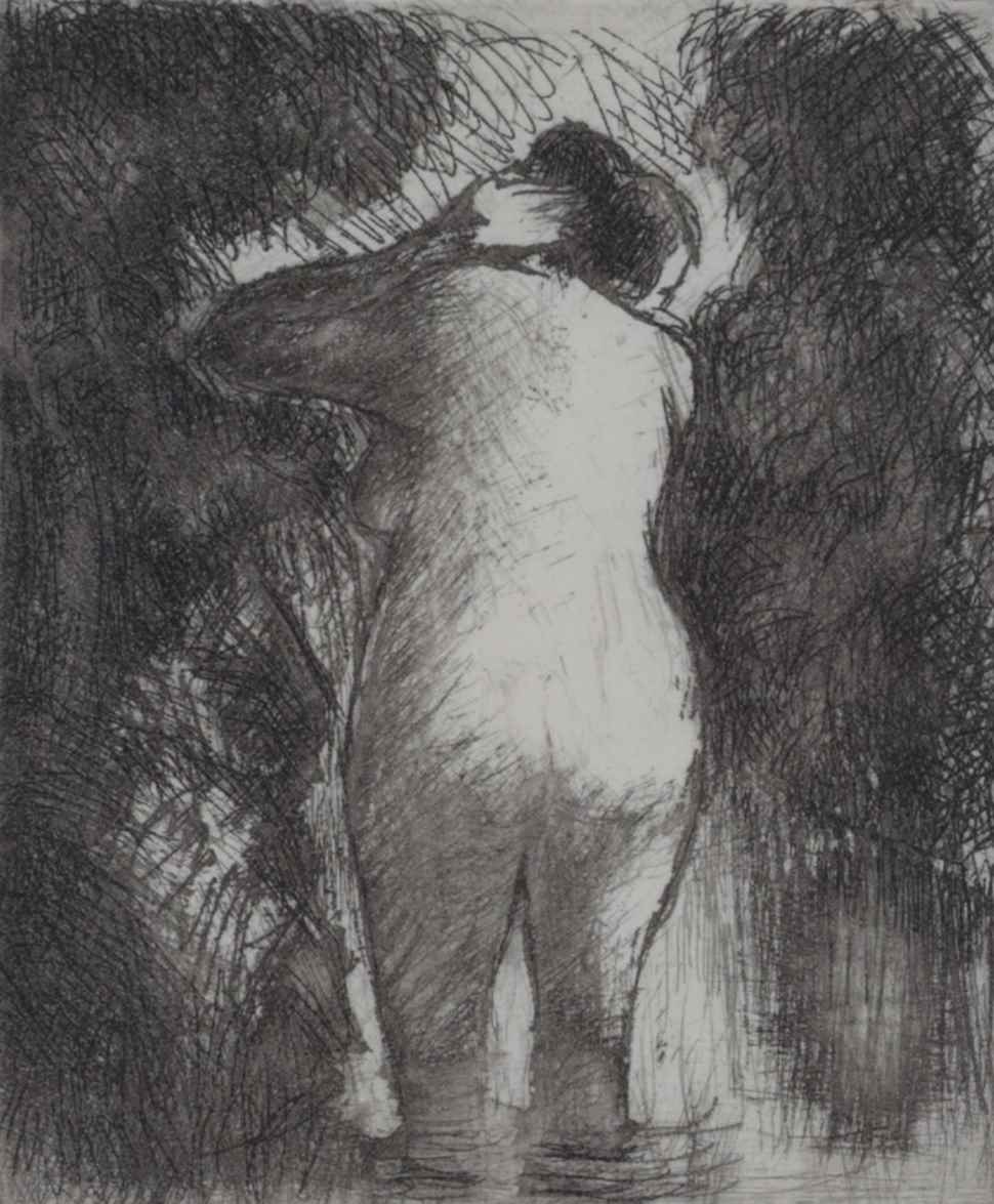 Baigneuse Vue de Dos - Camille Pissarro (1830 - 1903)