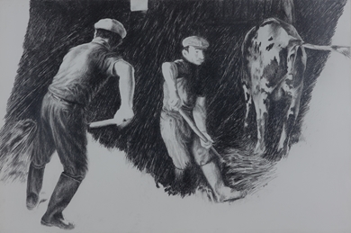 Yvon Pissarro - Farmhands