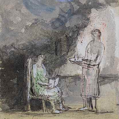 Teatime - Henry Moore (1898 - 1986)