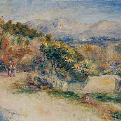 Vue prise des Collettes, Cagnes  - Pierre-Auguste Renoir (1841 - 1919)