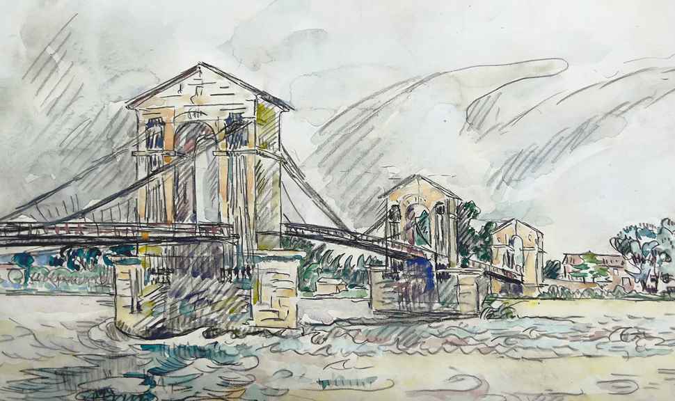 Bourg-Saint-Andéol. Le Pont - Paul Signac (1863 - 1935)