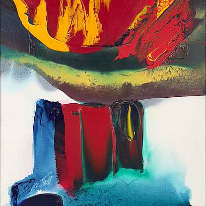 Phenomena Entreat the Caves - Paul Jenkins (1923 - 2012)