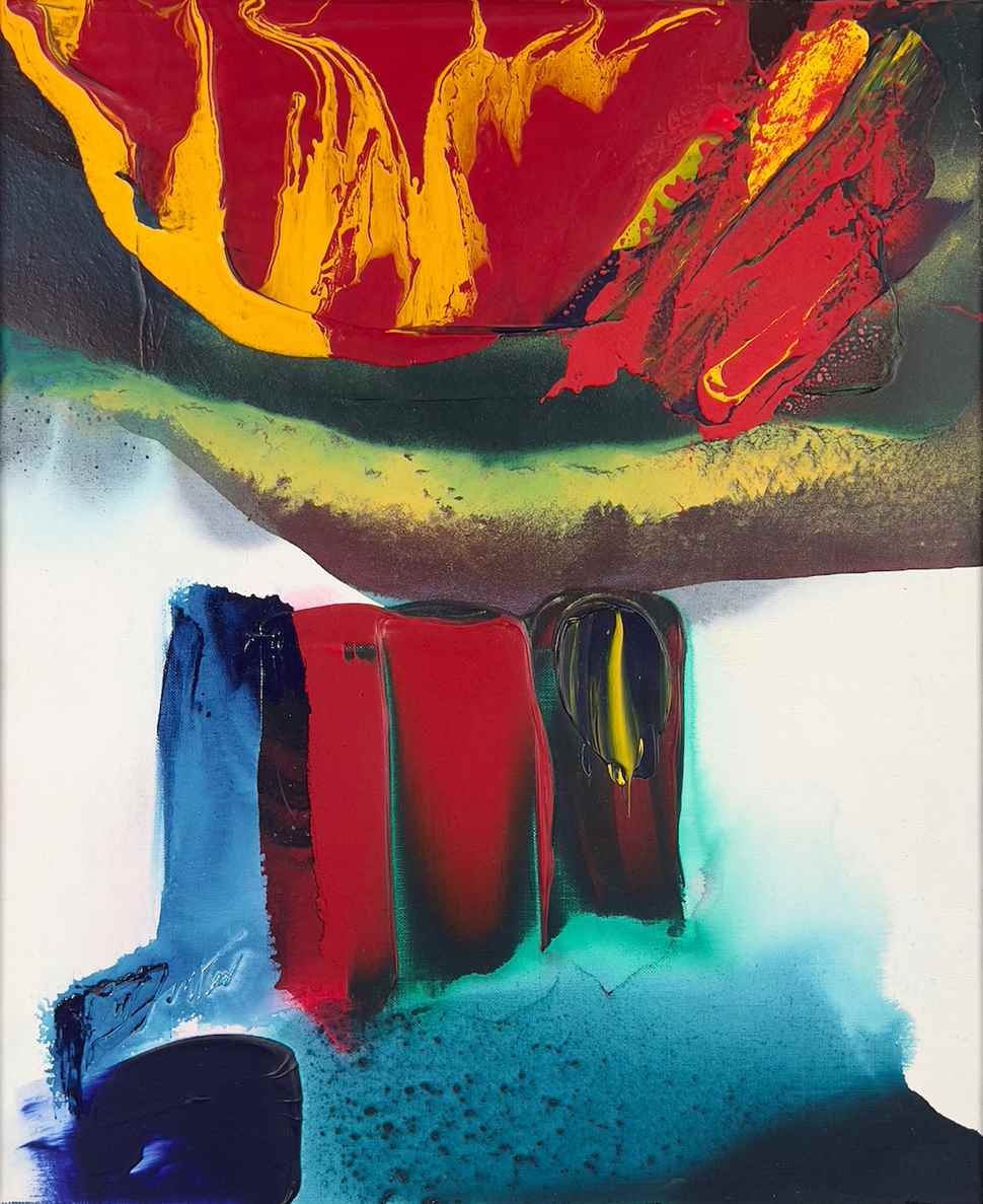 Phenomena Entreat the Caves - Paul Jenkins (1923 - 2012)
