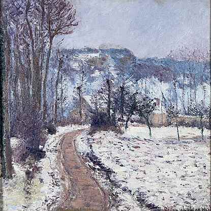 Paysage de neige - Blanche Hoschedé Monet (1865 - 1947)