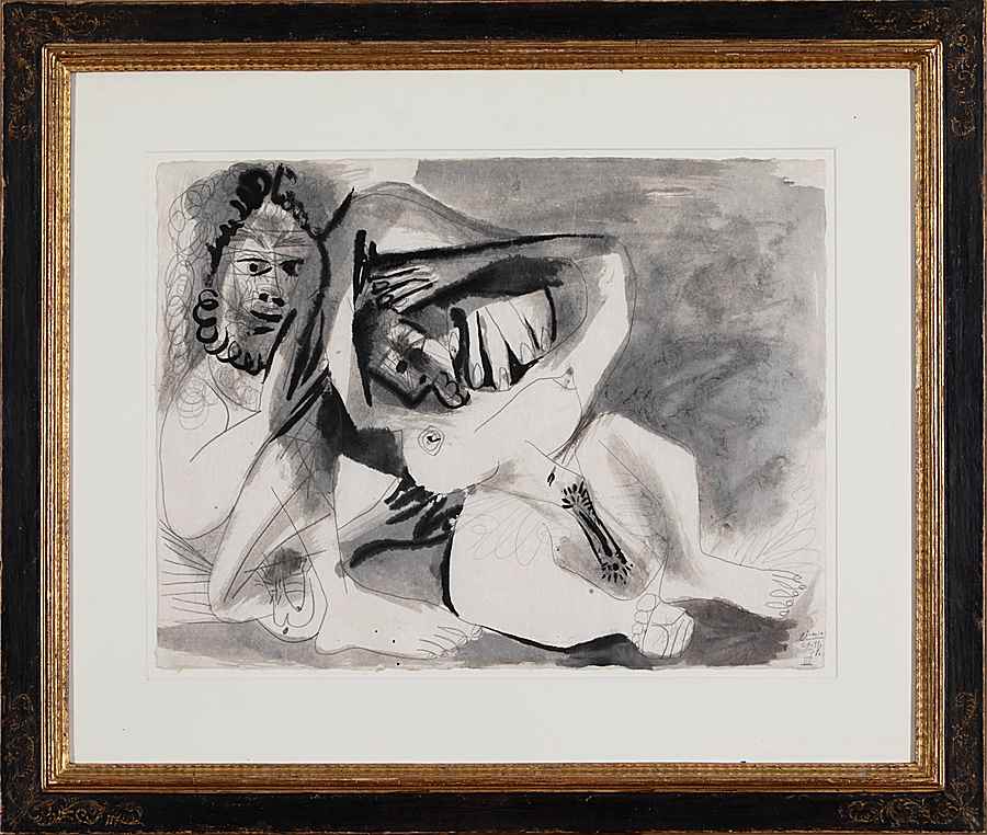 Homme et Femme Nus - Pablo Picasso (1881 - 1973)