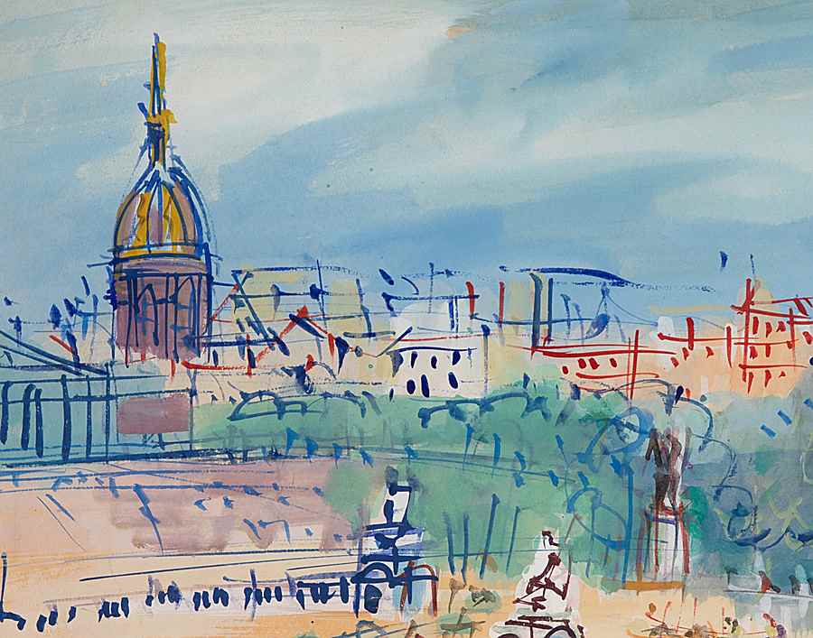 Place de la Concorde - Jean Dufy (1888 - 1964)