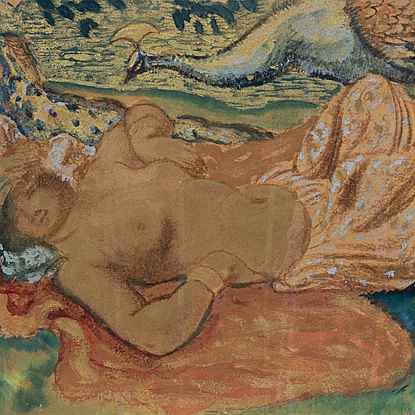 Odette aux seins nus - Georges Manzana Pissarro (1871 - 1961)
