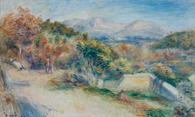 Pierre-Auguste Renoir - Vue prise des Collettes, Cagnes 