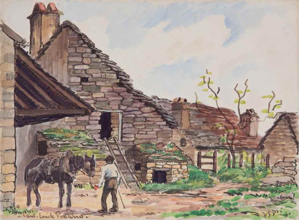 Cour de Ferme - Paulémile Pissarro (1884 - 1972)