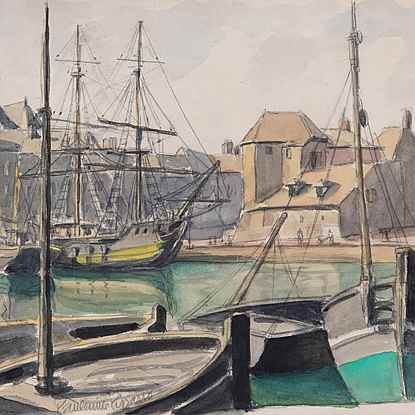 Port de Honfleur - Paulémile Pissarro (1884 - 1972)