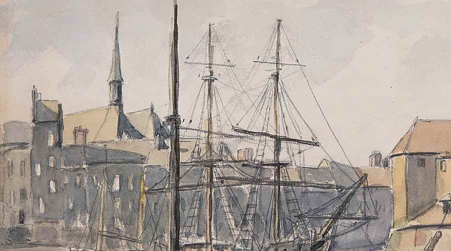 Port de Honfleur - Paulémile Pissarro (1884 - 1972)