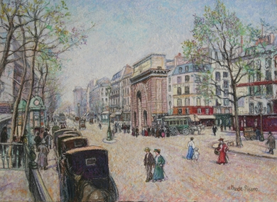 H. Claude Pissarro - Paris - Porte Saint Martin