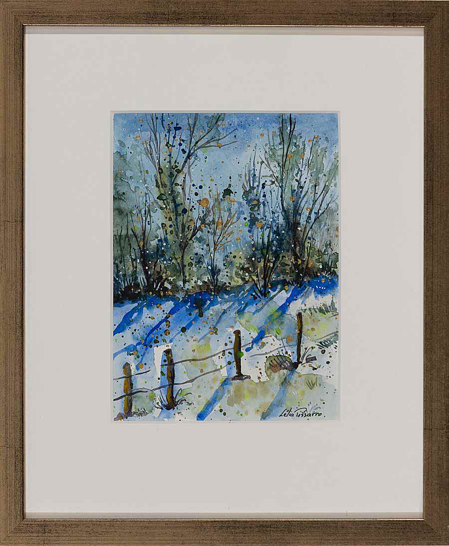 Amalia sous la neige - Lélia Pissarro, Contemporary (b. 1963 - )