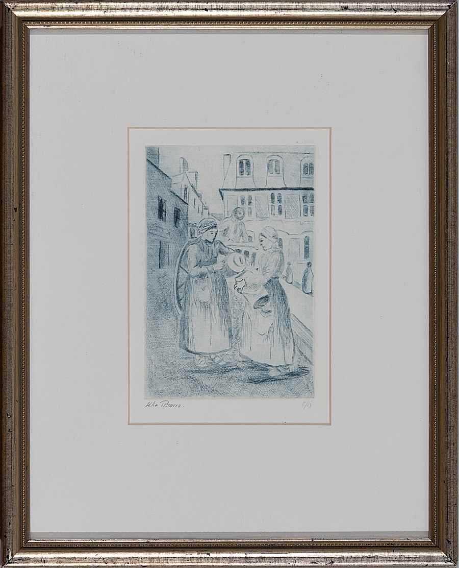 Les Marchandes de Lait - Lélia Pissarro, Figurative (b. 1963 - )