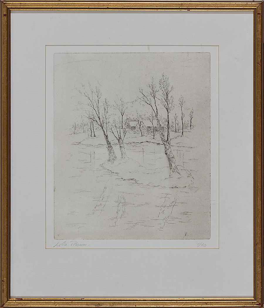 Trees - Lélia Pissarro, Figurative (b. 1963 - )