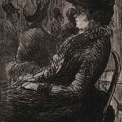 Une Femme Assise - Lucien Pissarro (1863 - 1944)