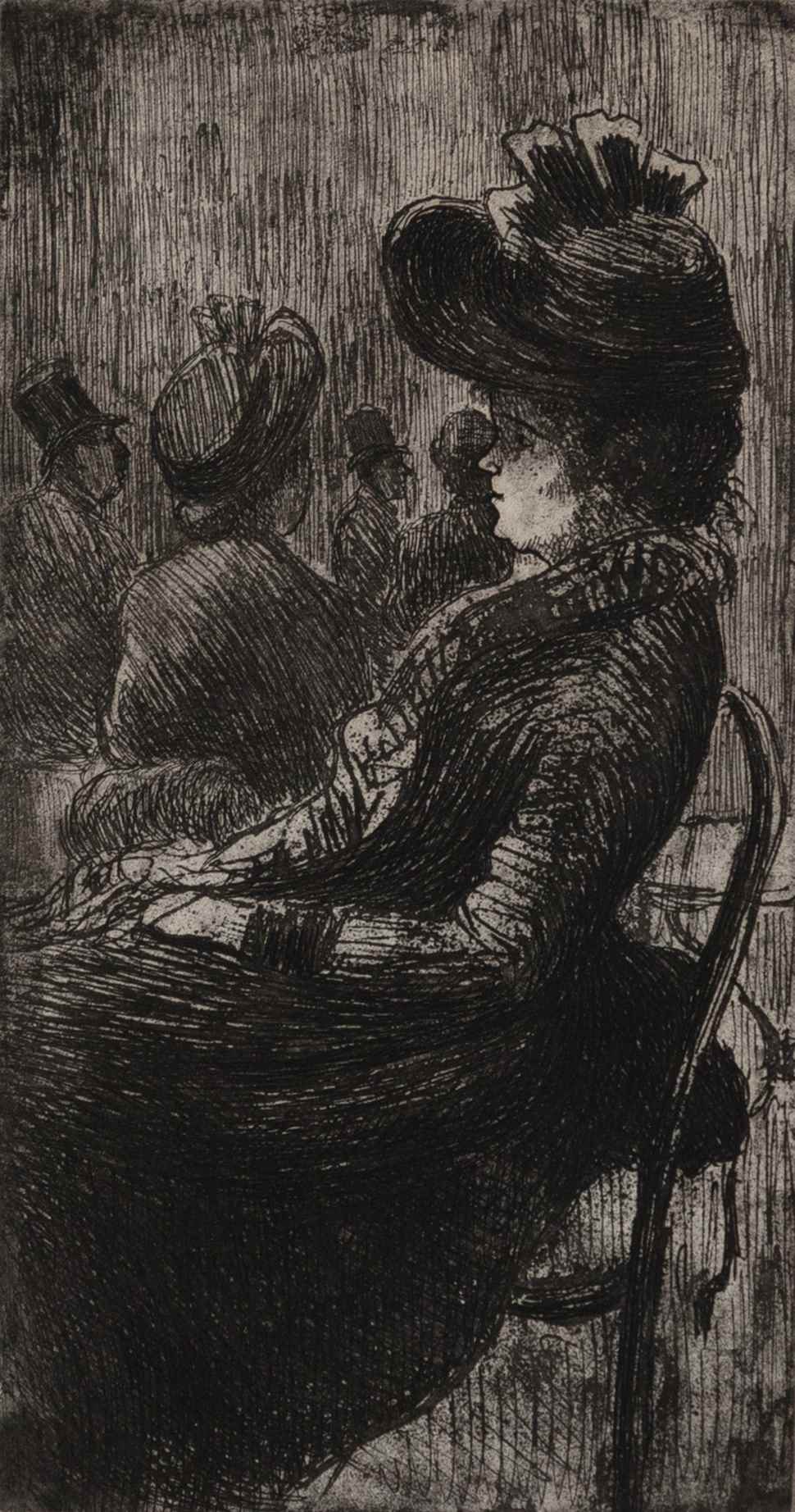 Une Femme Assise - Lucien Pissarro (1863 - 1944)