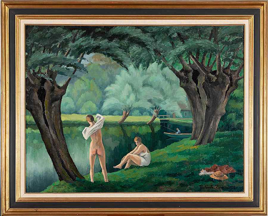 Les Baigneuses - Paulémile Pissarro (1884 - 1972)