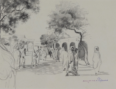 Georges Manzana Pissarro - Moroccan Market