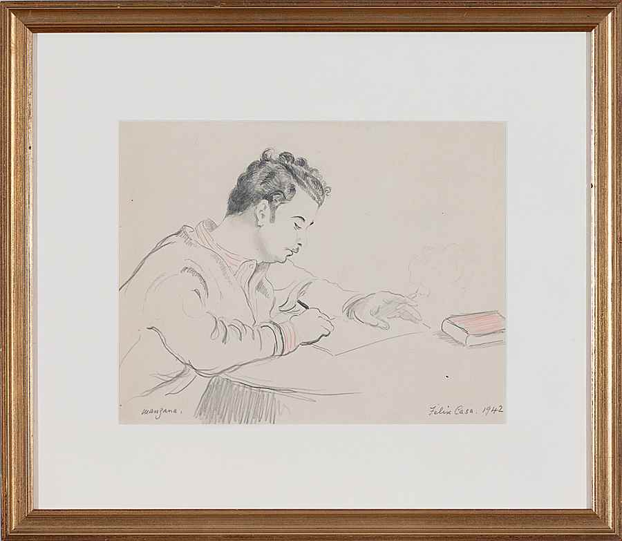 Portrait of Félix - Georges Manzana Pissarro (1871 - 1961)