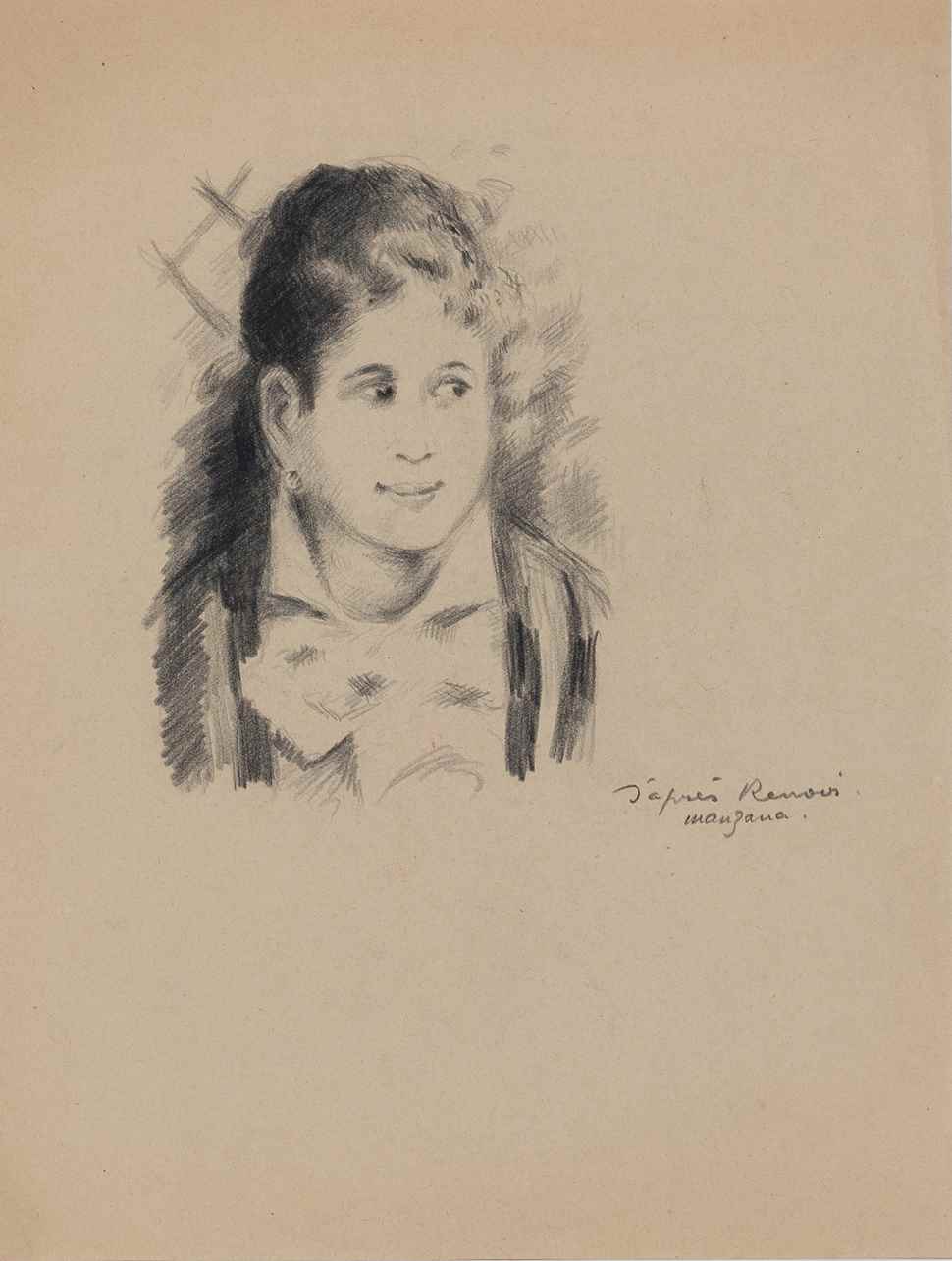 D'après Renoir - Georges Manzana Pissarro (1871 - 1961)