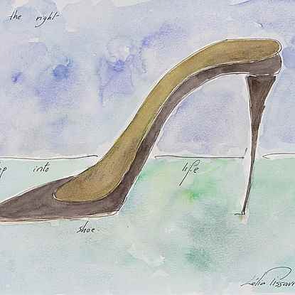 Step into Life - Lélia Pissarro, Contemporary (b. 1963 - )
