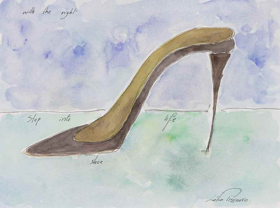 Step into Life - Lélia Pissarro, Contemporary (b. 1963 - )