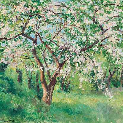 Cerisier en Fleurs - Georges Manzana Pissarro (1871 - 1961)