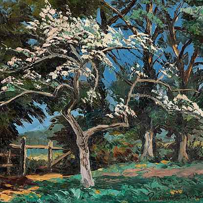 Poirier en fleurs - Paulémile Pissarro (1884 - 1972)