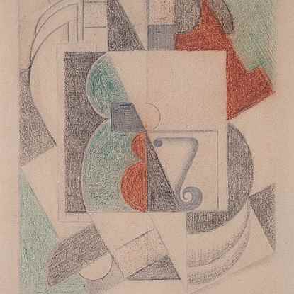 Composition cubiste - Auguste Herbin (1882 - 1960)