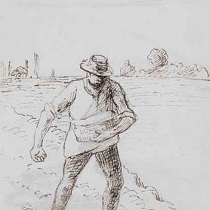 The Sower - Camille Pissarro (1830 - 1903)