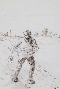 Camille Pissarro - The Sower