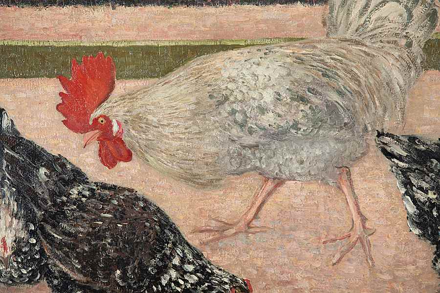 Coq et Poules - Georges Manzana Pissarro (1871 - 1961)