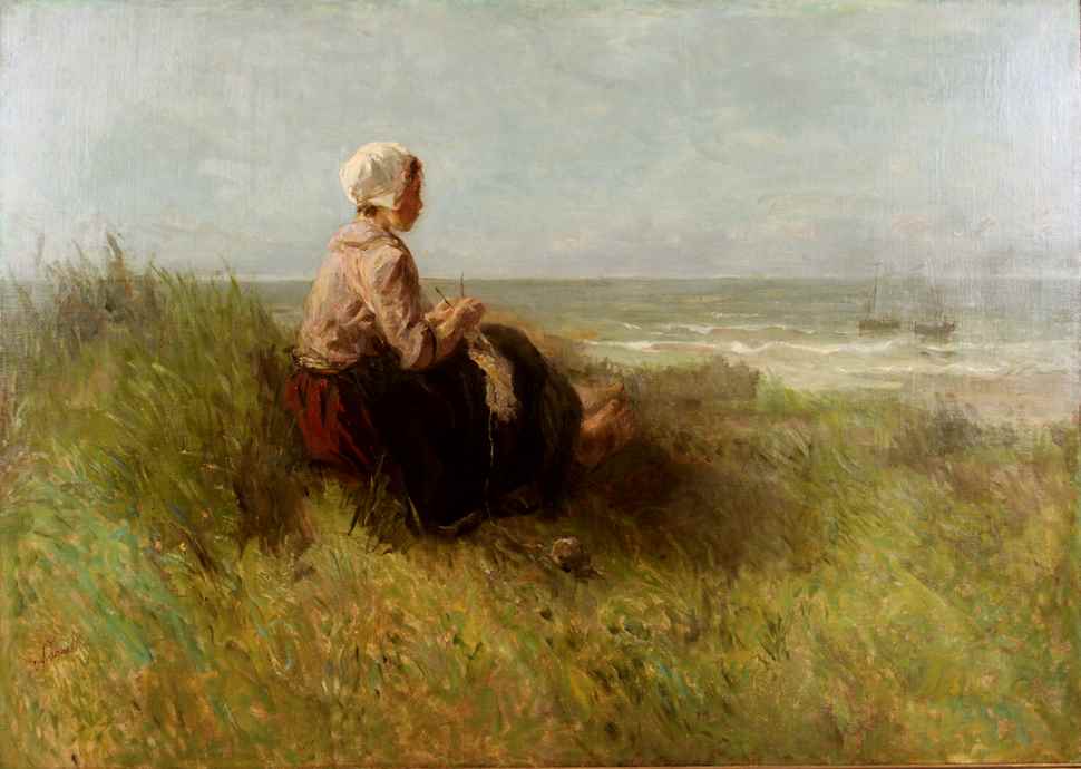 Waiting - Jozef Israëls (1824 - 1911)