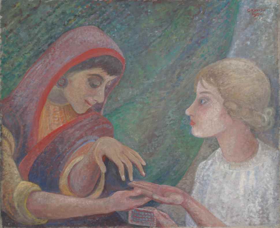 The Fortune Teller - Orovida Pissarro (1893 - 1968)