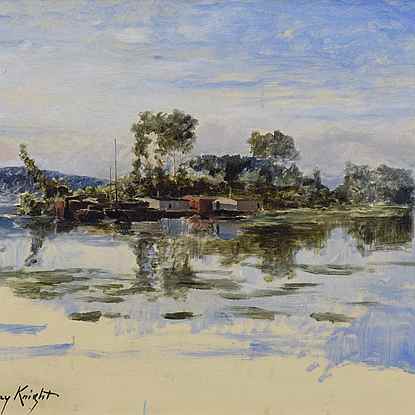 The Island - Daniel Ridgway Knight (1839 - 1924)