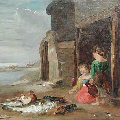 After the Catch - Attributed to William Collins