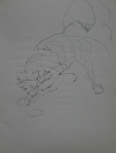 Orovida Pissarro - Study of Crouching Tiger