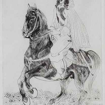 Rupert Rides - Orovida Pissarro (1893 - 1968)