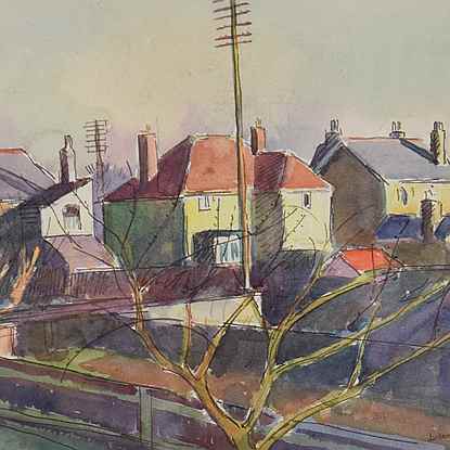 Houses and Gardens, Ashford - Ludovic-Rodo Pissarro (1878 - 1952)