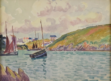 Ludovic-Rodo Pissarro - Port de Brigneau, Moëlan-sur-Mer (près de Pont-Aven)