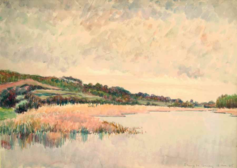 Étang de Cernay - Ludovic-Rodo Pissarro (1878 - 1952)