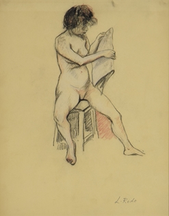 Ludovic-Rodo Pissarro - Nude Reading
