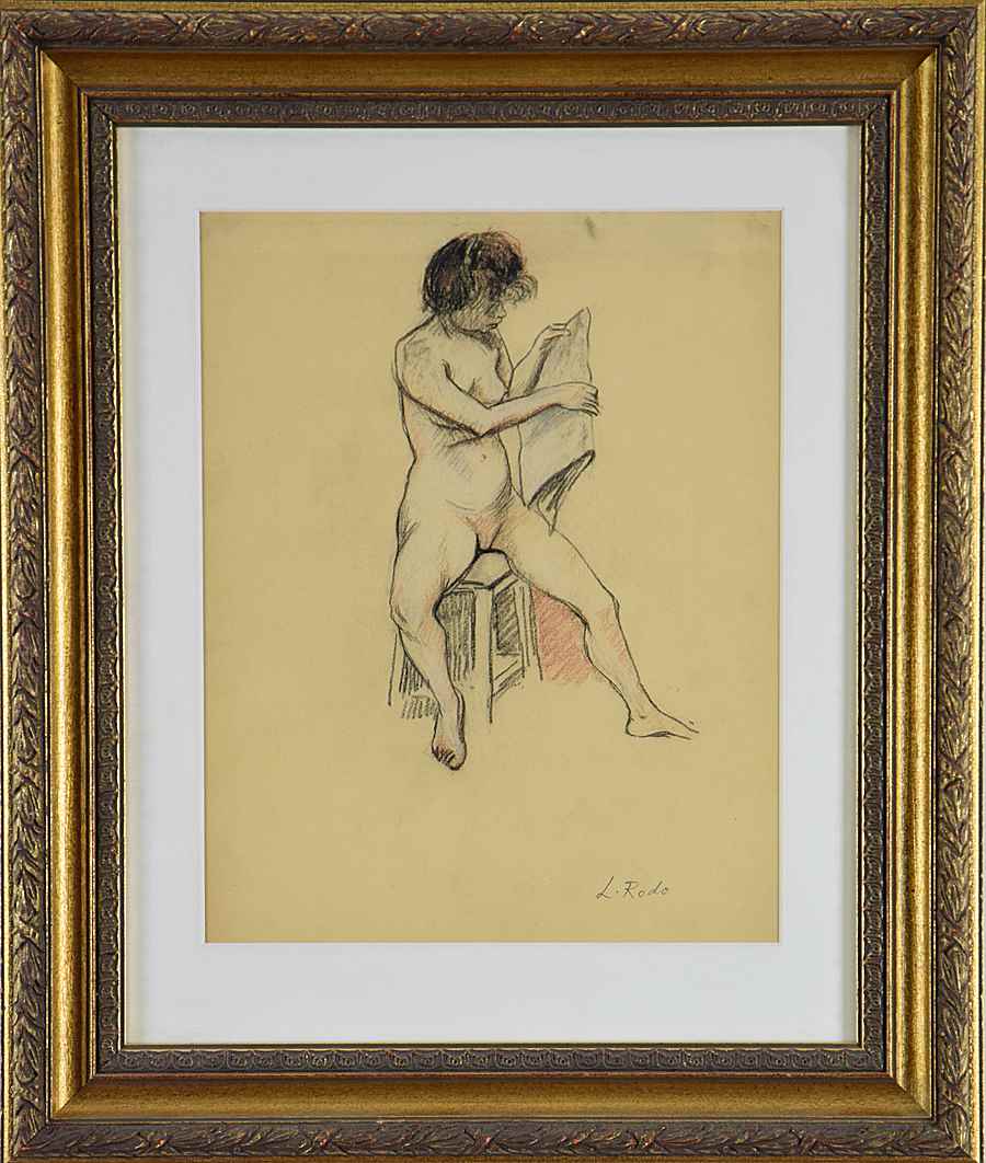 Nude Reading - Ludovic-Rodo Pissarro (1878 - 1952)