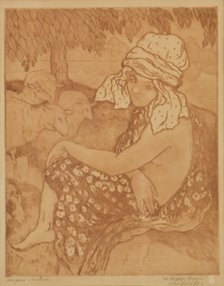 Georges Manzana Pissarro - La Bergère Turque 