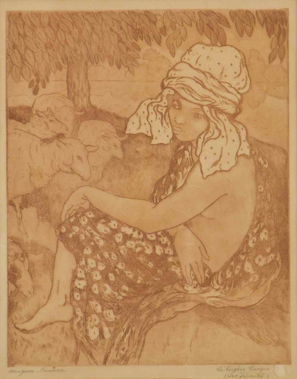 La Bergère Turque  - Georges Manzana Pissarro (1871 - 1961)